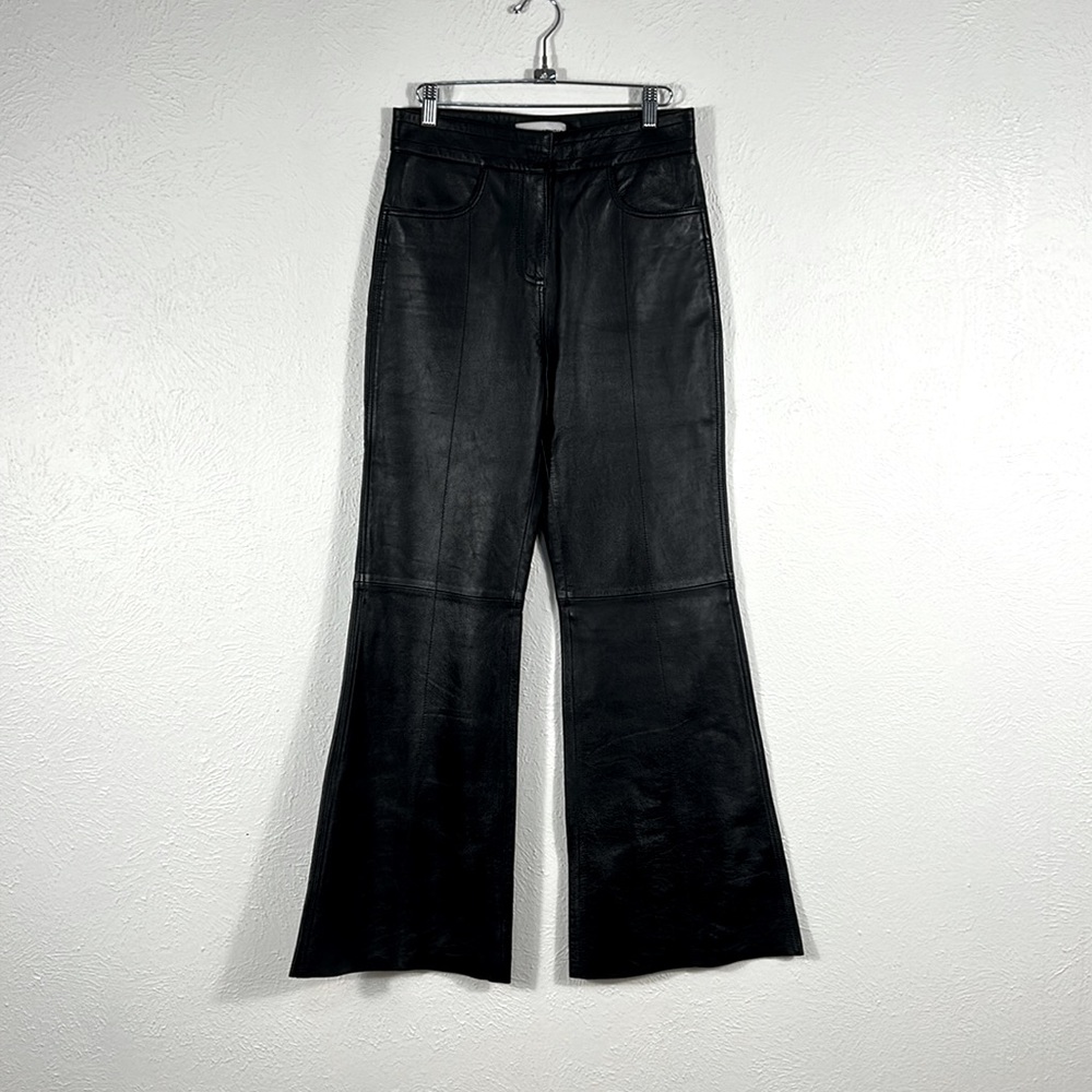 NWT Stand Studio Black Leather Eudora Pants size 36 - Picture 6 of 9
